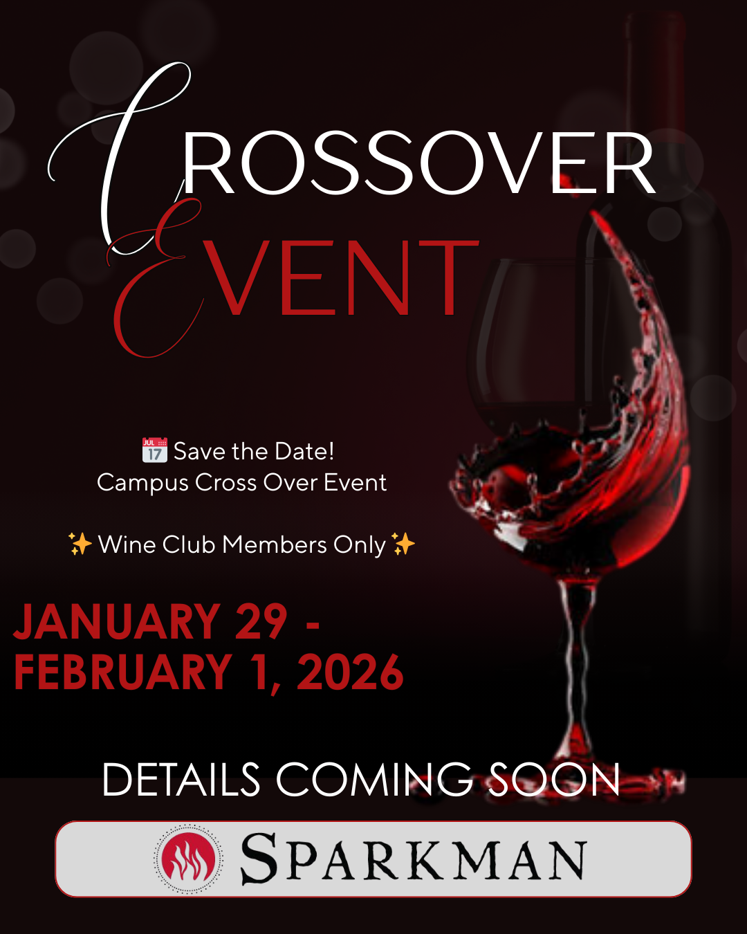 Cross over – save the date